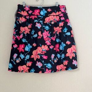 MOTEEPI Skorts Woman Skort Knee Length Floral Size Large NEW